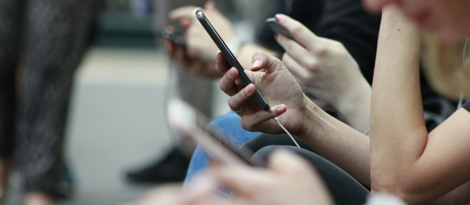 person holding black phone